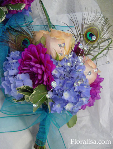 Peacock bouquets Project Wedding Forums