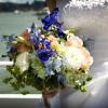 Floralisa peach & blue bouquet
Photo: Kate Harrison