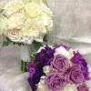 Floralisa Bride and bridesmaid bouquets. Garden roses, equadorian roses and hydrangea.