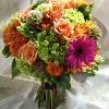 Floralisa rose, hydrangea, gerbera bouquet.
